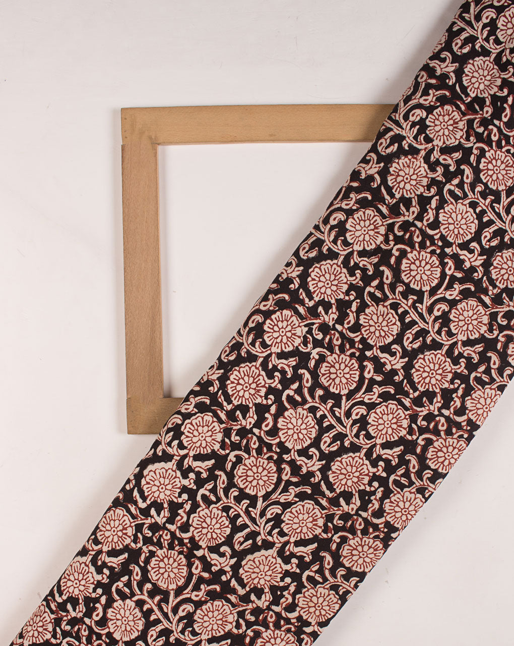 Bagh Print Hand Block Dobby Rayon Fabric - Fabriclore.com