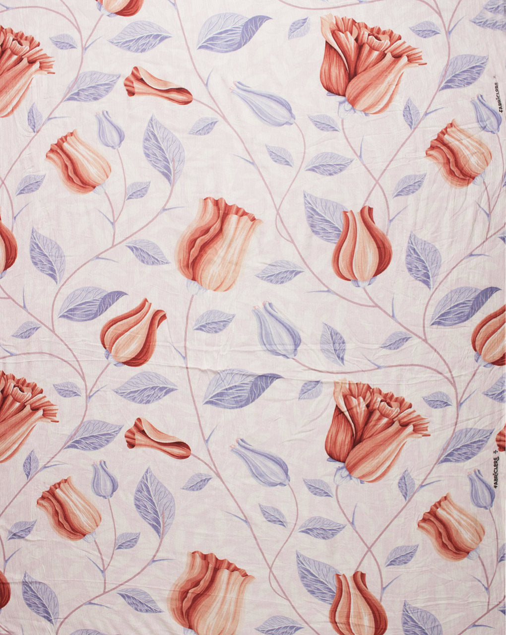 Exclusive Whimsical Bloom Digital Print Rayon Crepe Fabric ( Width 40 Inch ) - Fabriclore.com