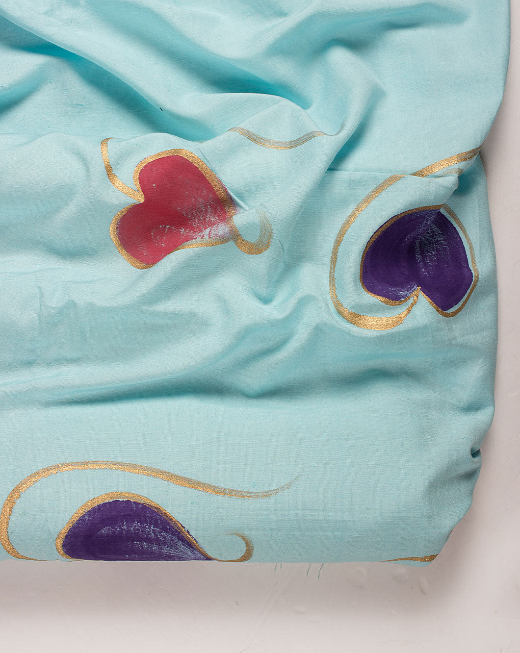 Hand Painted Flex Rayon Fabric - Fabriclore.com