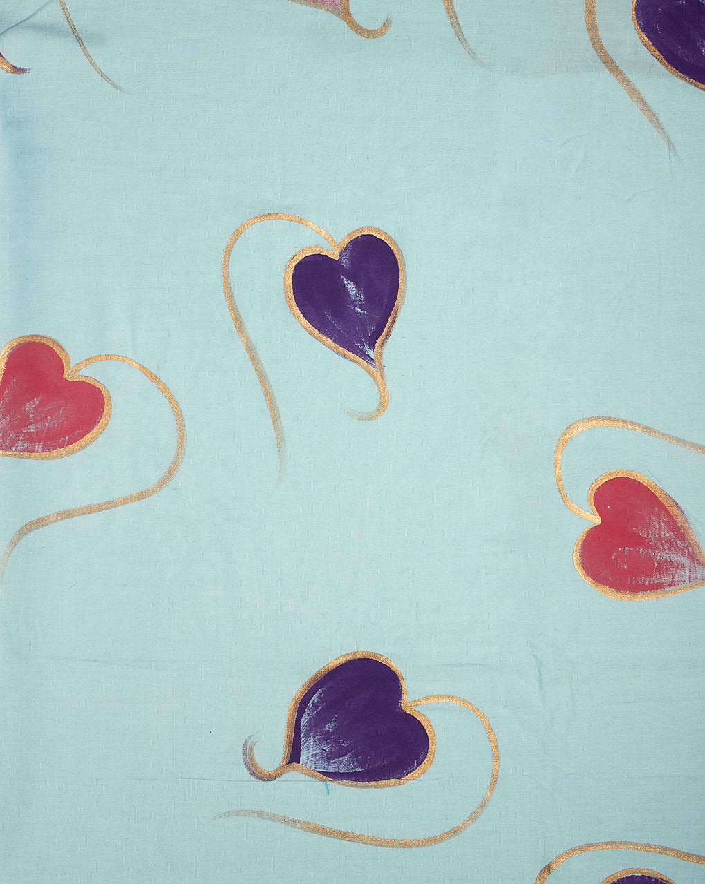 Hand Painted Flex Rayon Fabric - Fabriclore.com