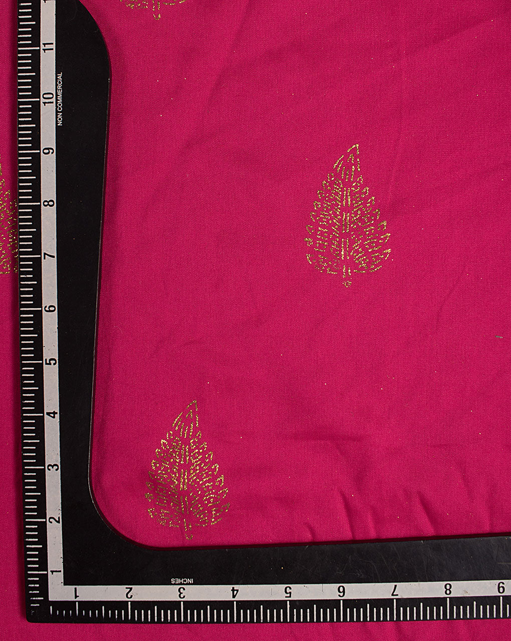 Gold Block Rayon Fabric