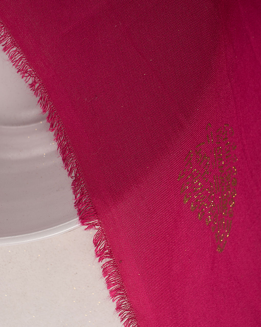 Gold Block Rayon Fabric