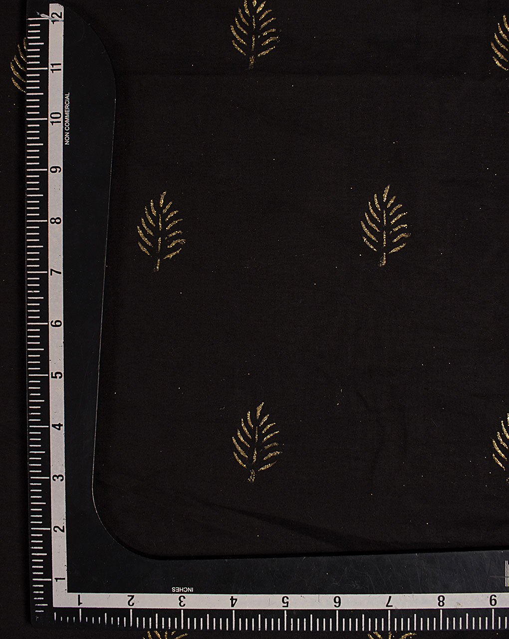 Gold Block Rayon Fabric
