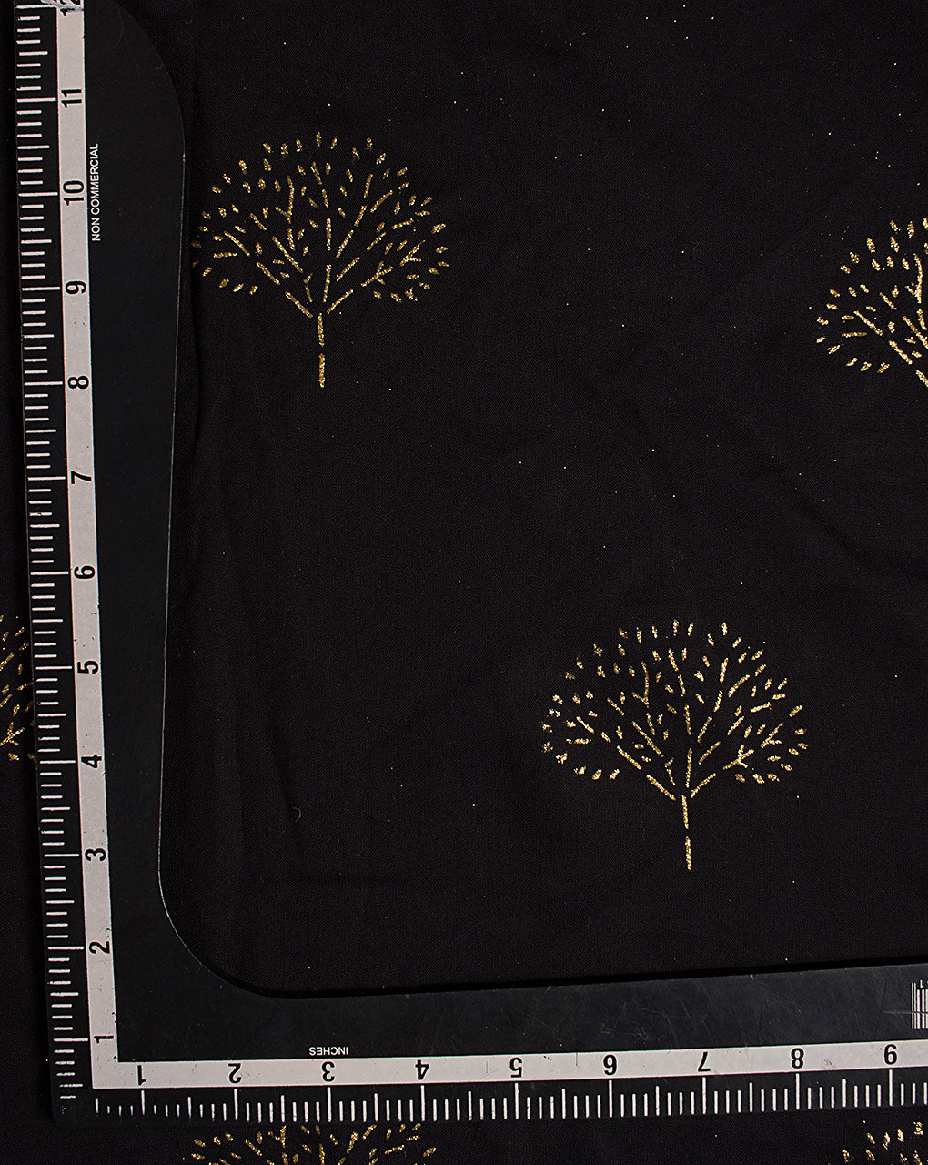 Gold Block Rayon Fabric