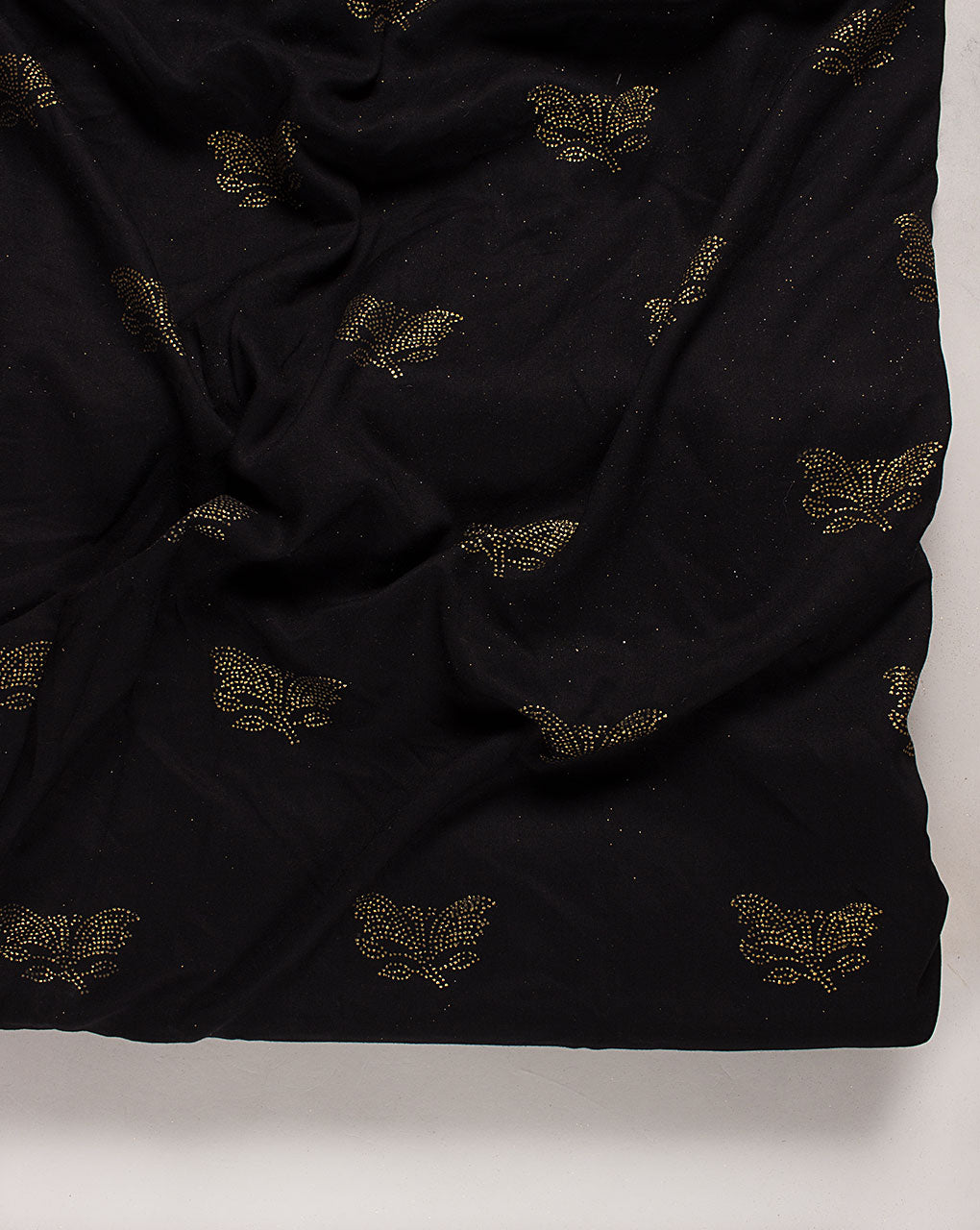 Gold Block Rayon Fabric