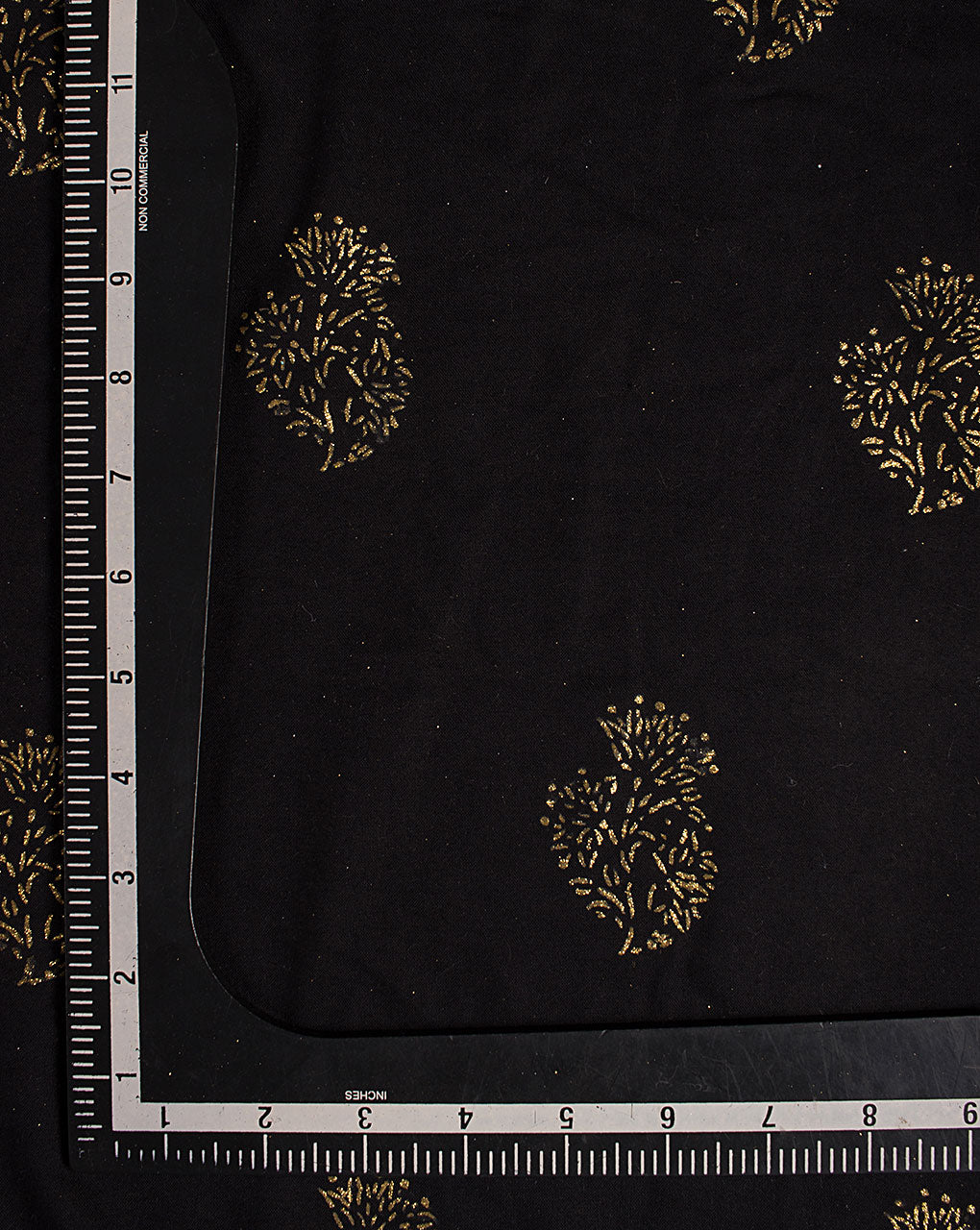 Gold Block Rayon Fabric