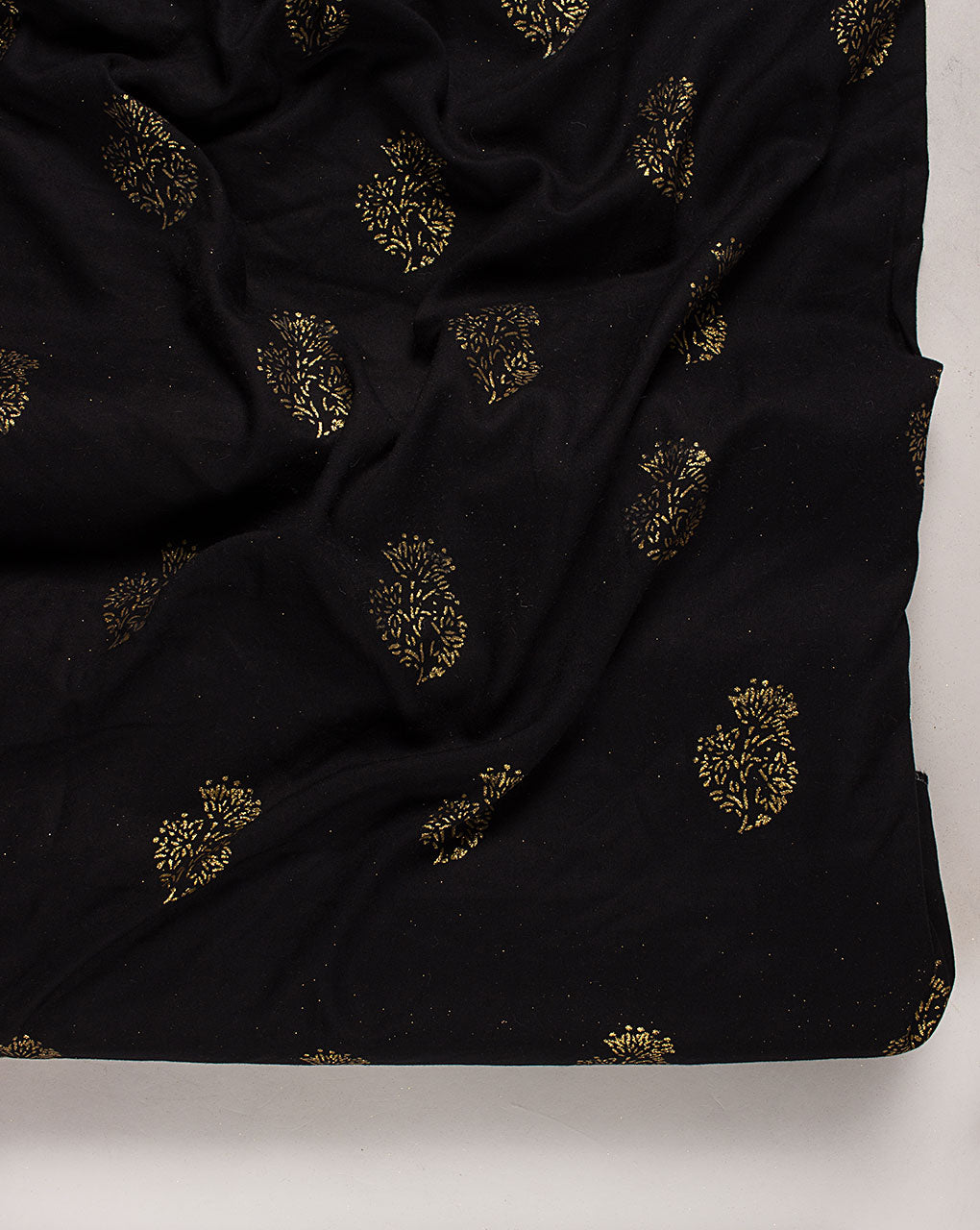 Gold Block Rayon Fabric