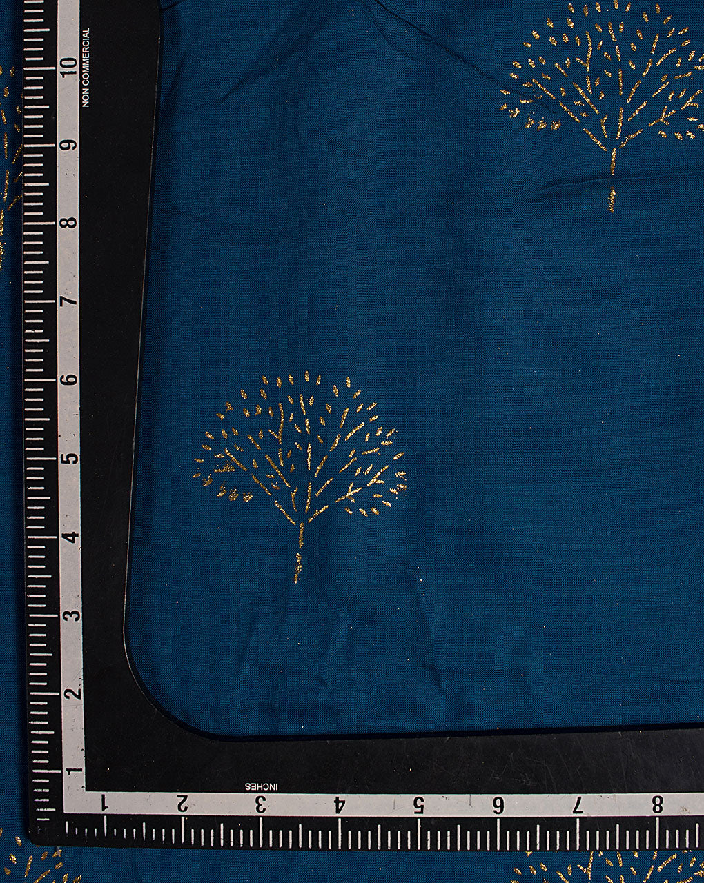 Gold Block Rayon Fabric