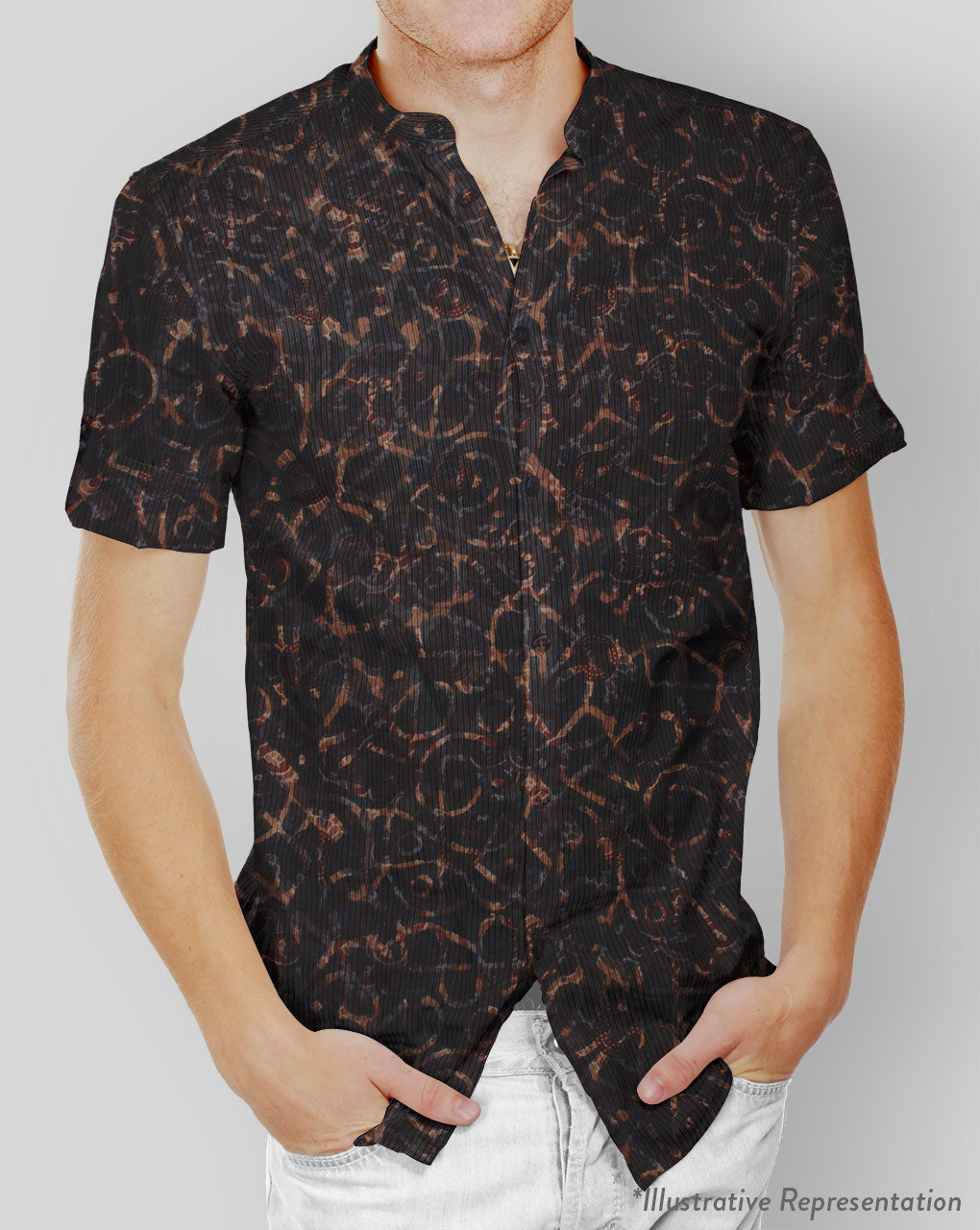 Hand Block Rayon Modal Fabric - Fabriclore.com
