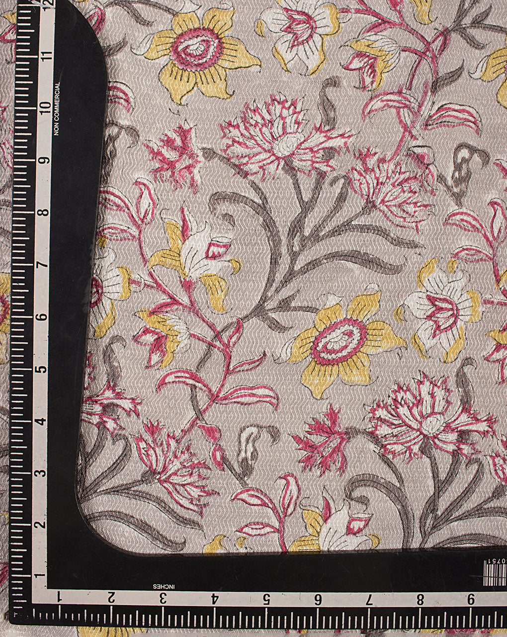 Rapid Hand Block Dobby Rayon Fabric - Fabriclore.com