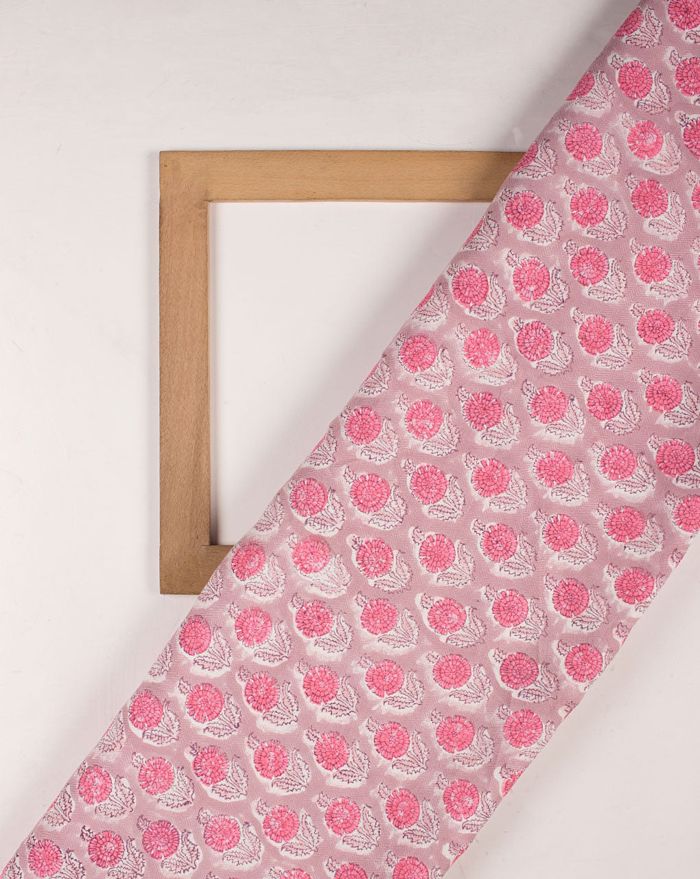 Rapid Hand Block Dobby Rayon Fabric - Fabriclore.com