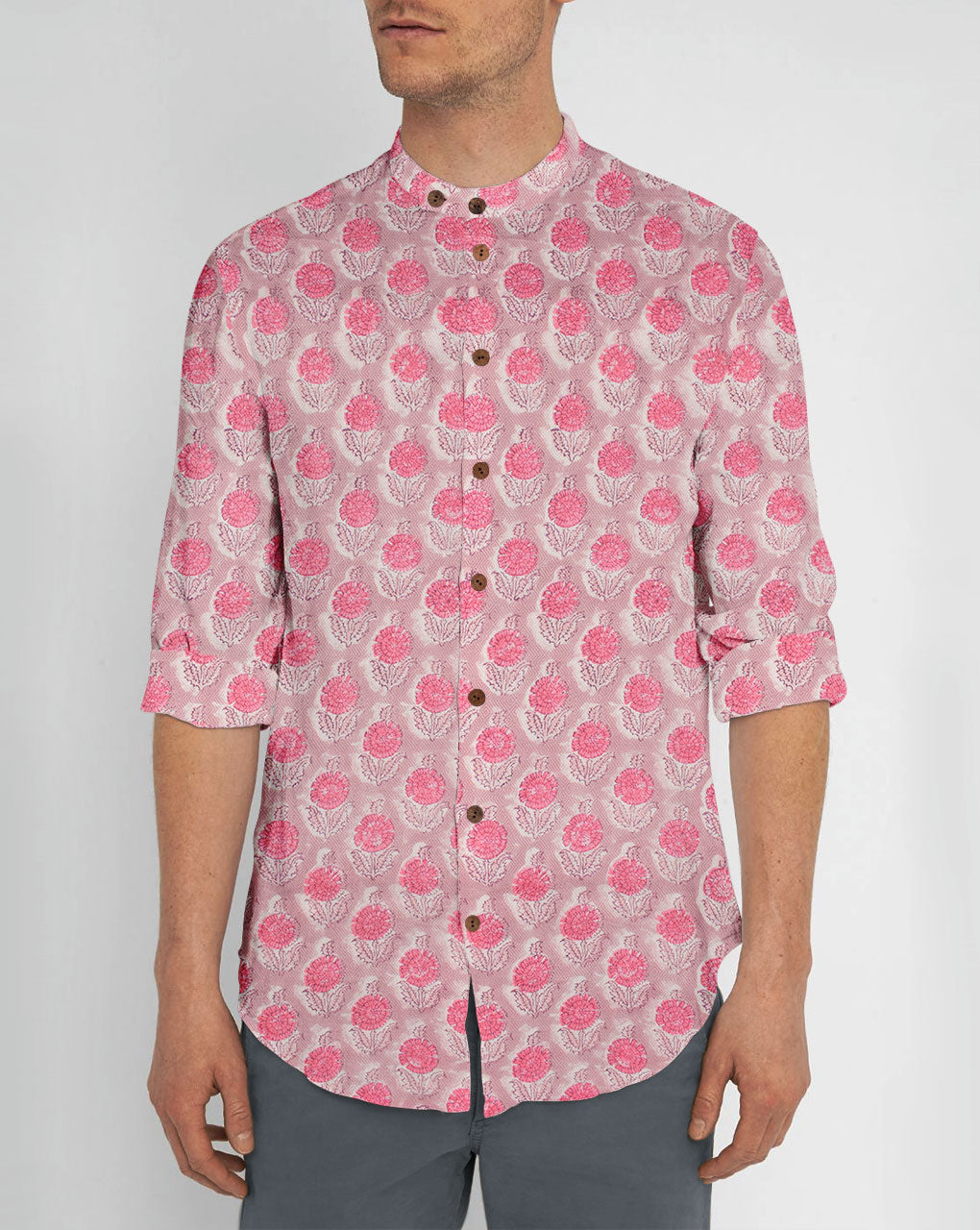 Rapid Hand Block Dobby Rayon Fabric - Fabriclore.com