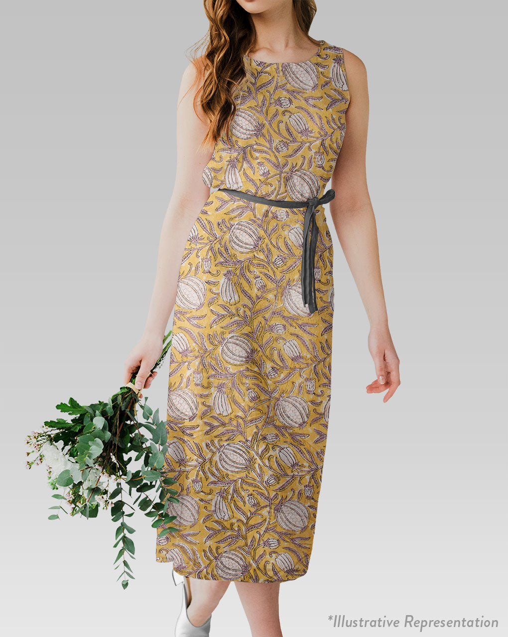 Rapid Hand Block Dobby Rayon Fabric - Fabriclore.com