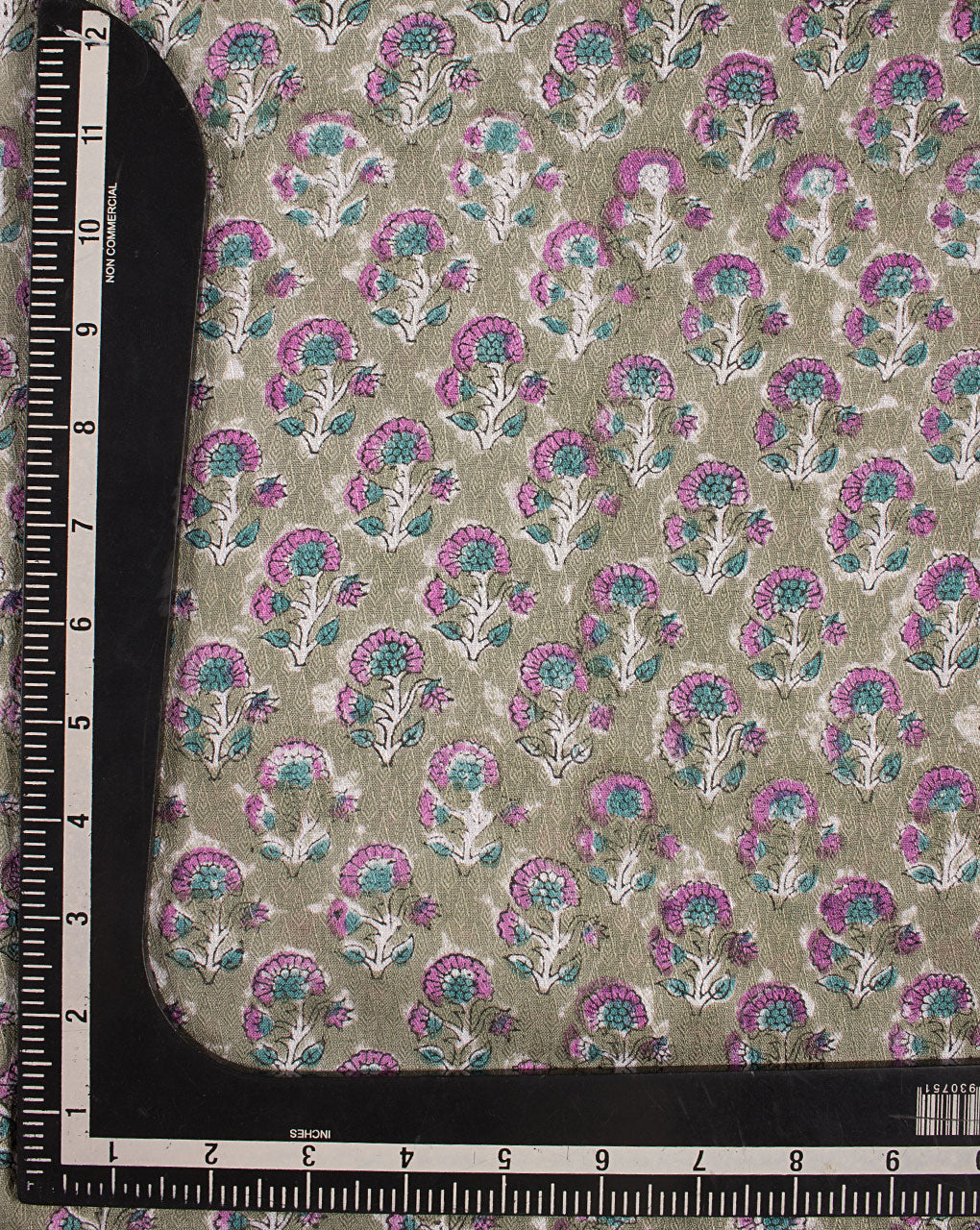 Rapid Hand Block Dobby Rayon Fabric - Fabriclore.com