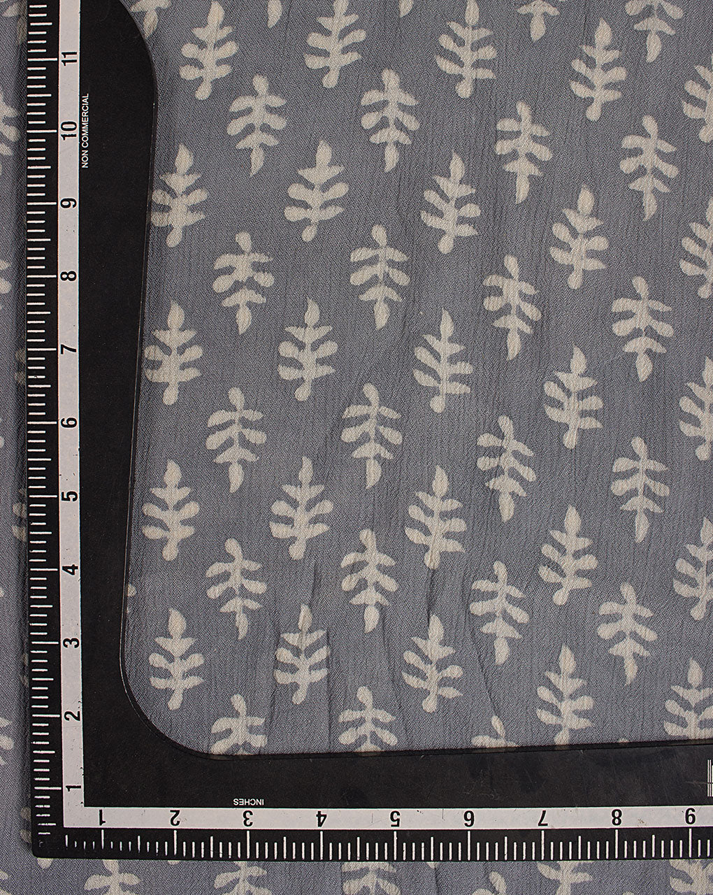 Hand Block Rayon Crepe Fabric