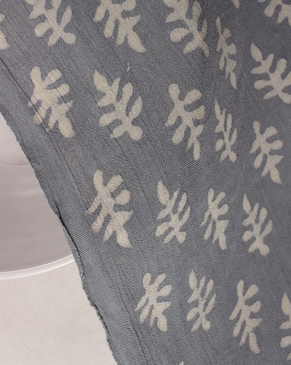 Hand Block Rayon Crepe Fabric