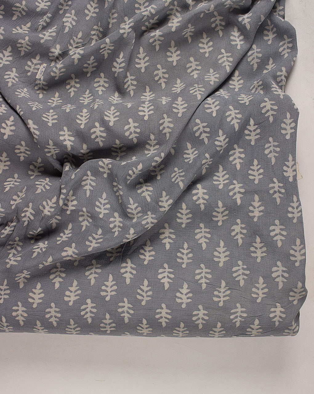 Hand Block Rayon Crepe Fabric
