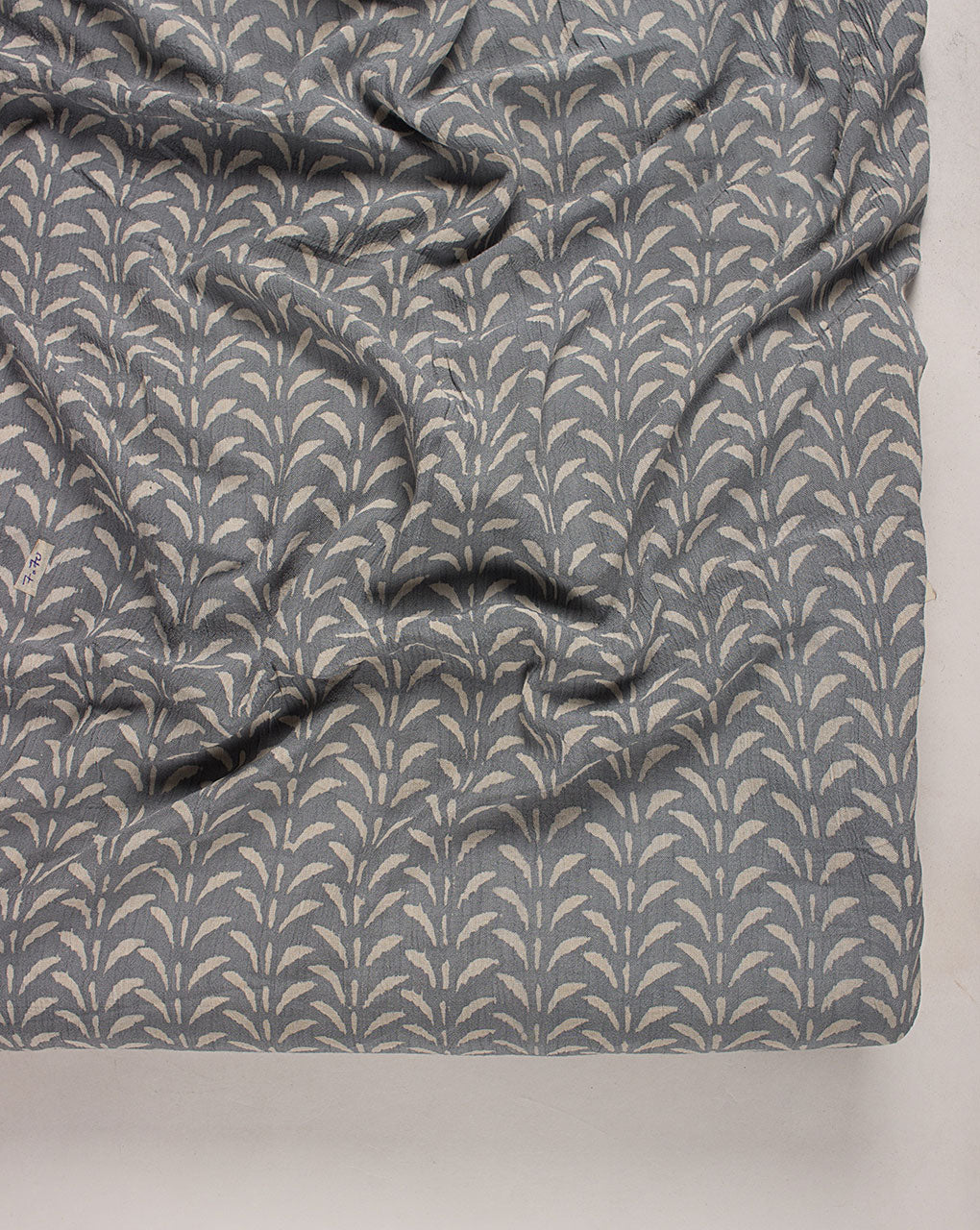 Hand Block Rayon Crepe Fabric