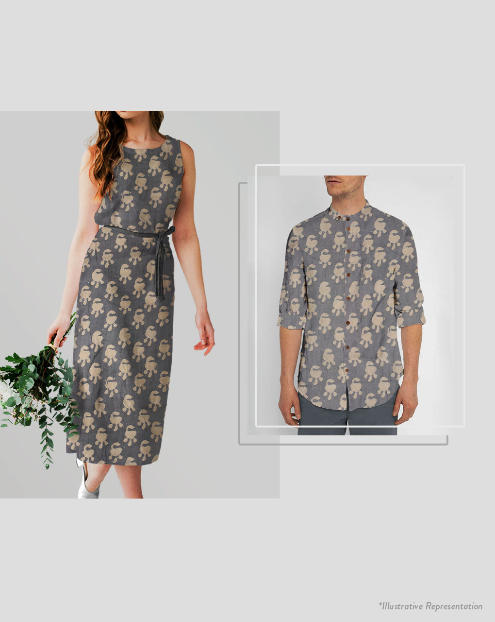 Hand Block Rayon Fabric