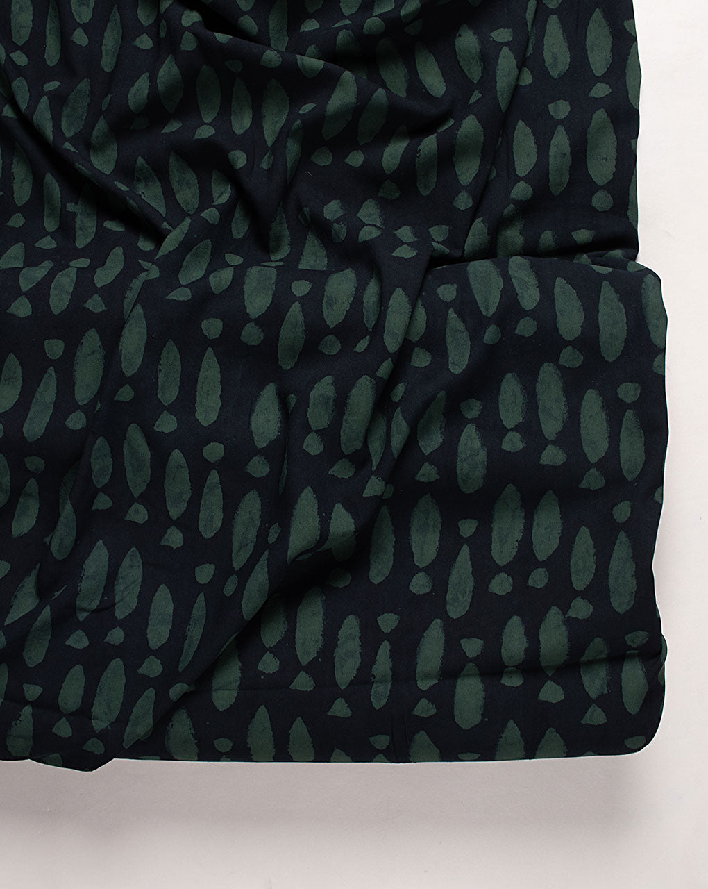 Hand Block Rayon Fabric