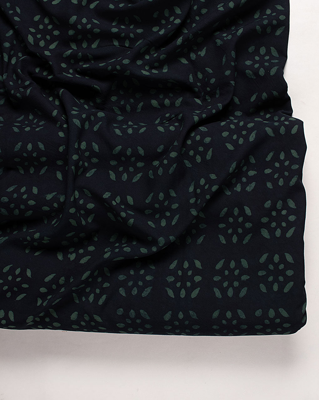 Hand Block Rayon Fabric