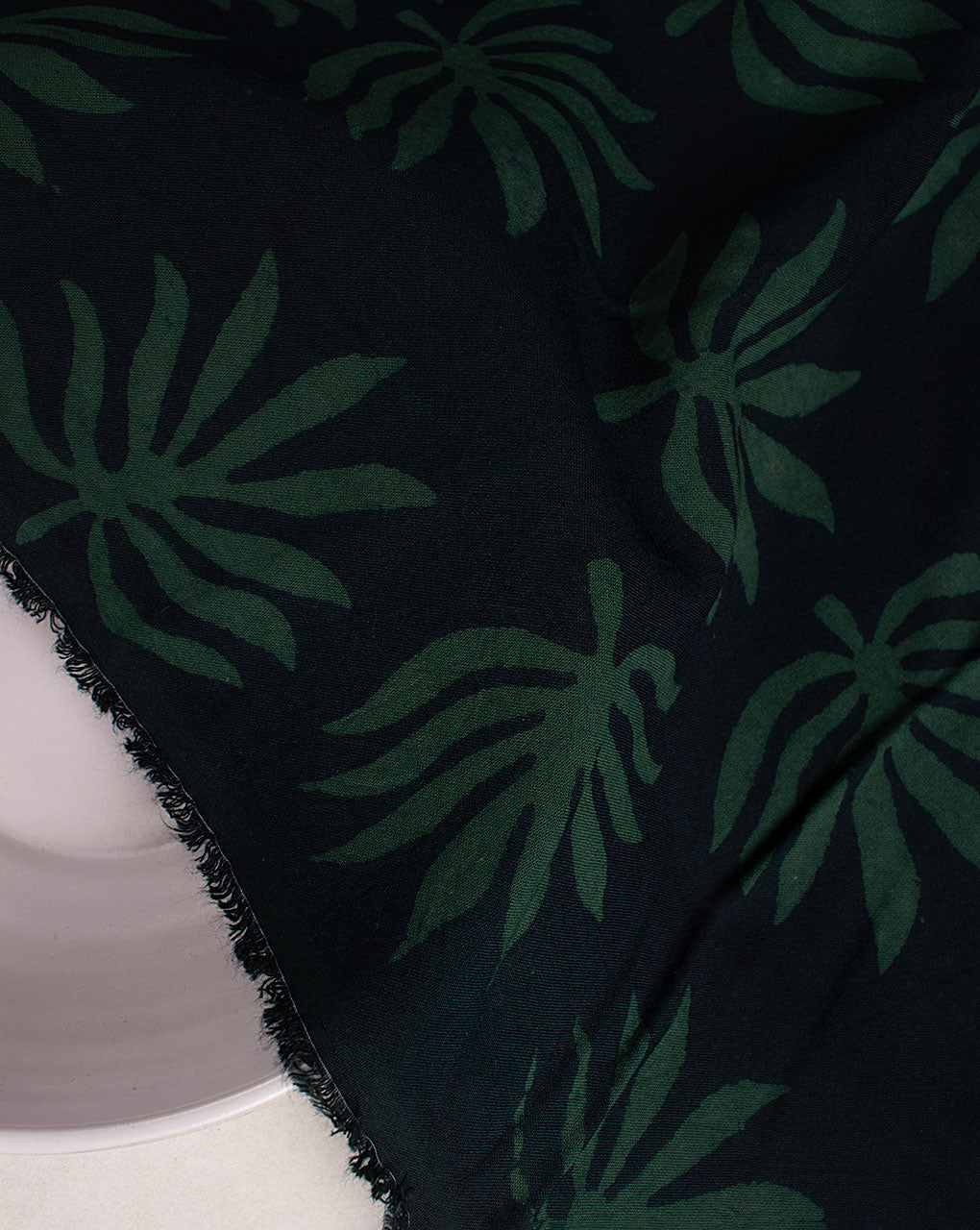 ( Pre Cut 1.5 MTR ) Hand Block Rayon Fabric