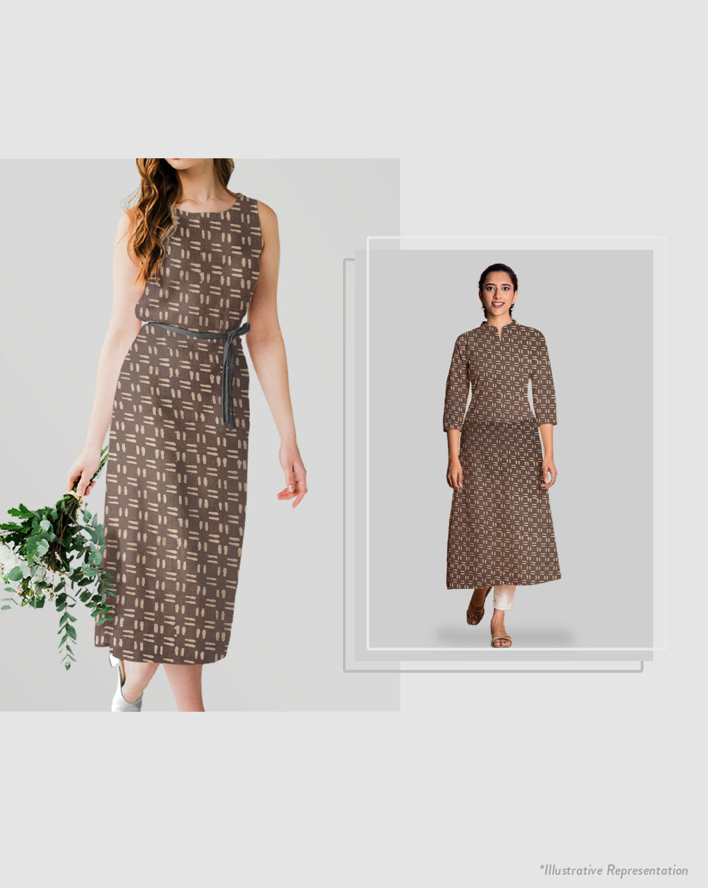 Hand Block Kashish Rayon Crepe Fabric