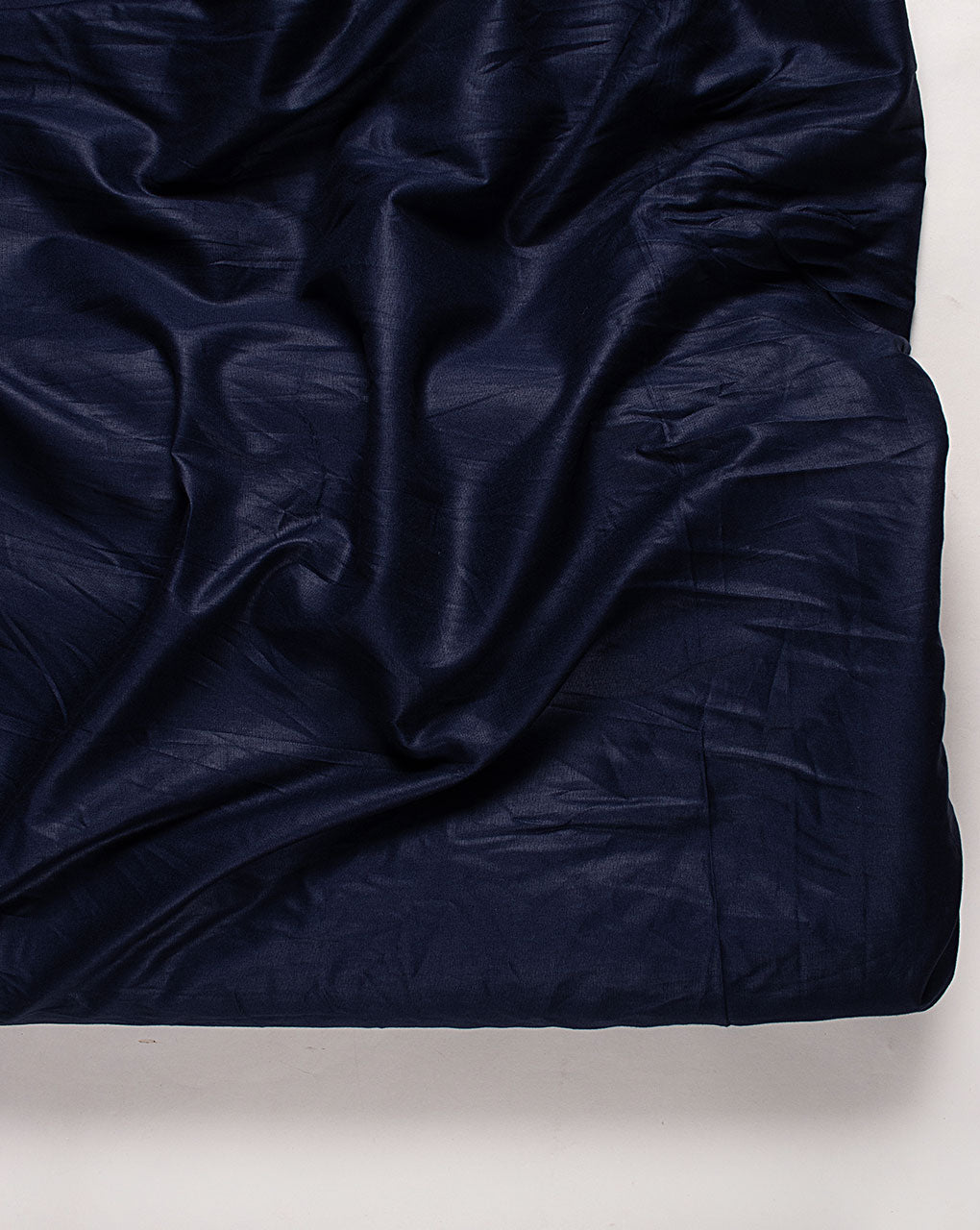 Navy Blue Plain Rayon Fabric