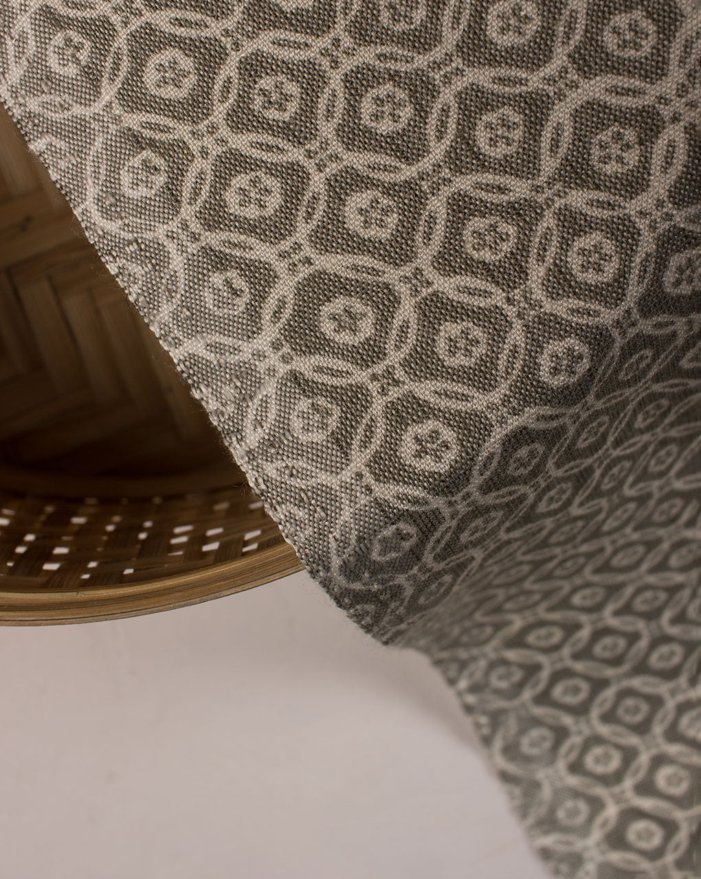 Screen Print Slub Rayon Fabric - Fabriclore.com