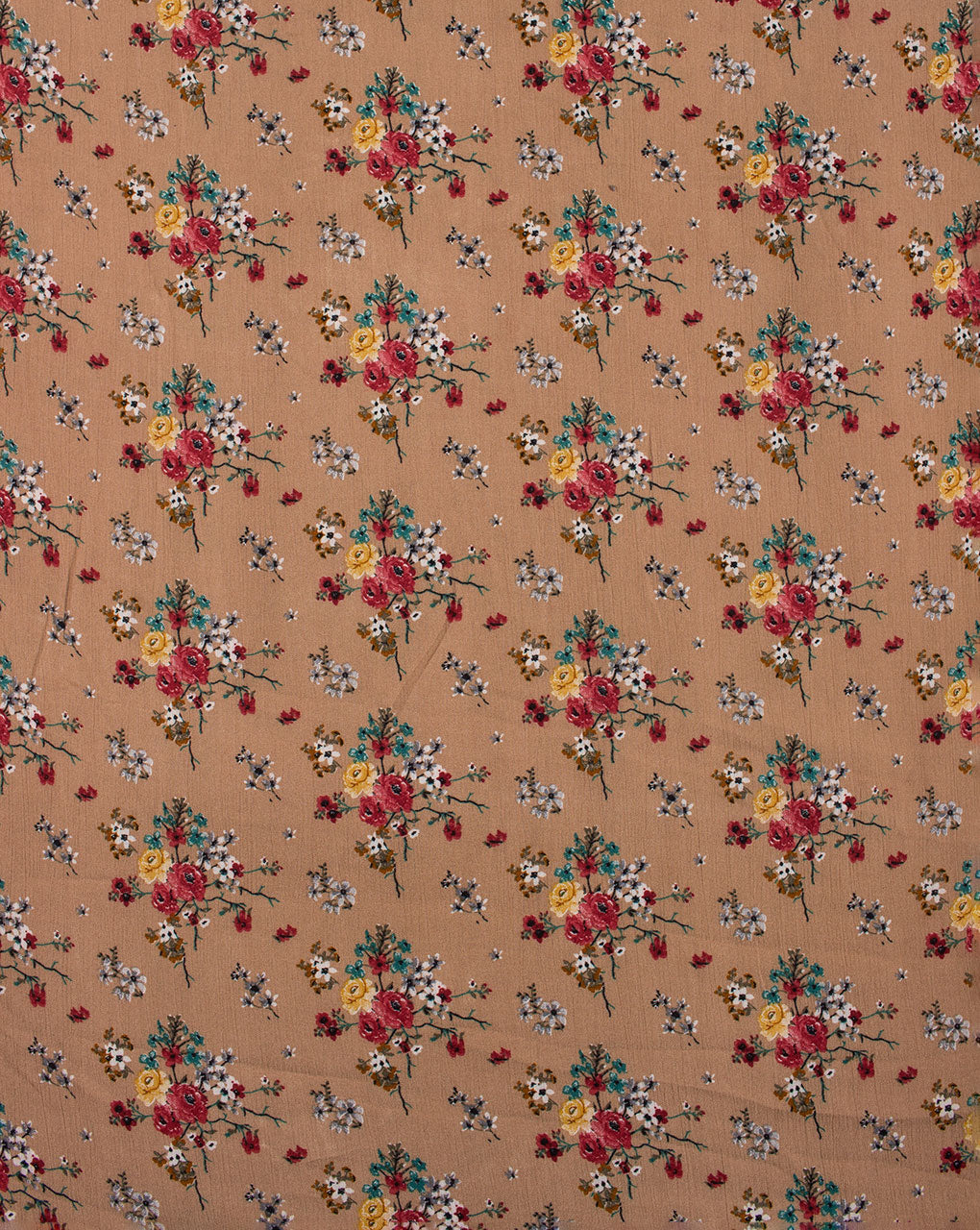 Screen Print Wrinkle Rayon Fabric - Fabriclore.com