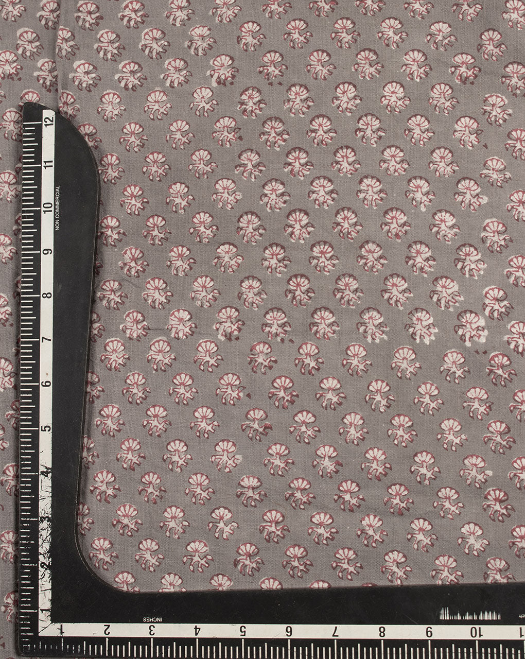 Akola Hand Block Slub Cotton Fabric - Fabriclore.com