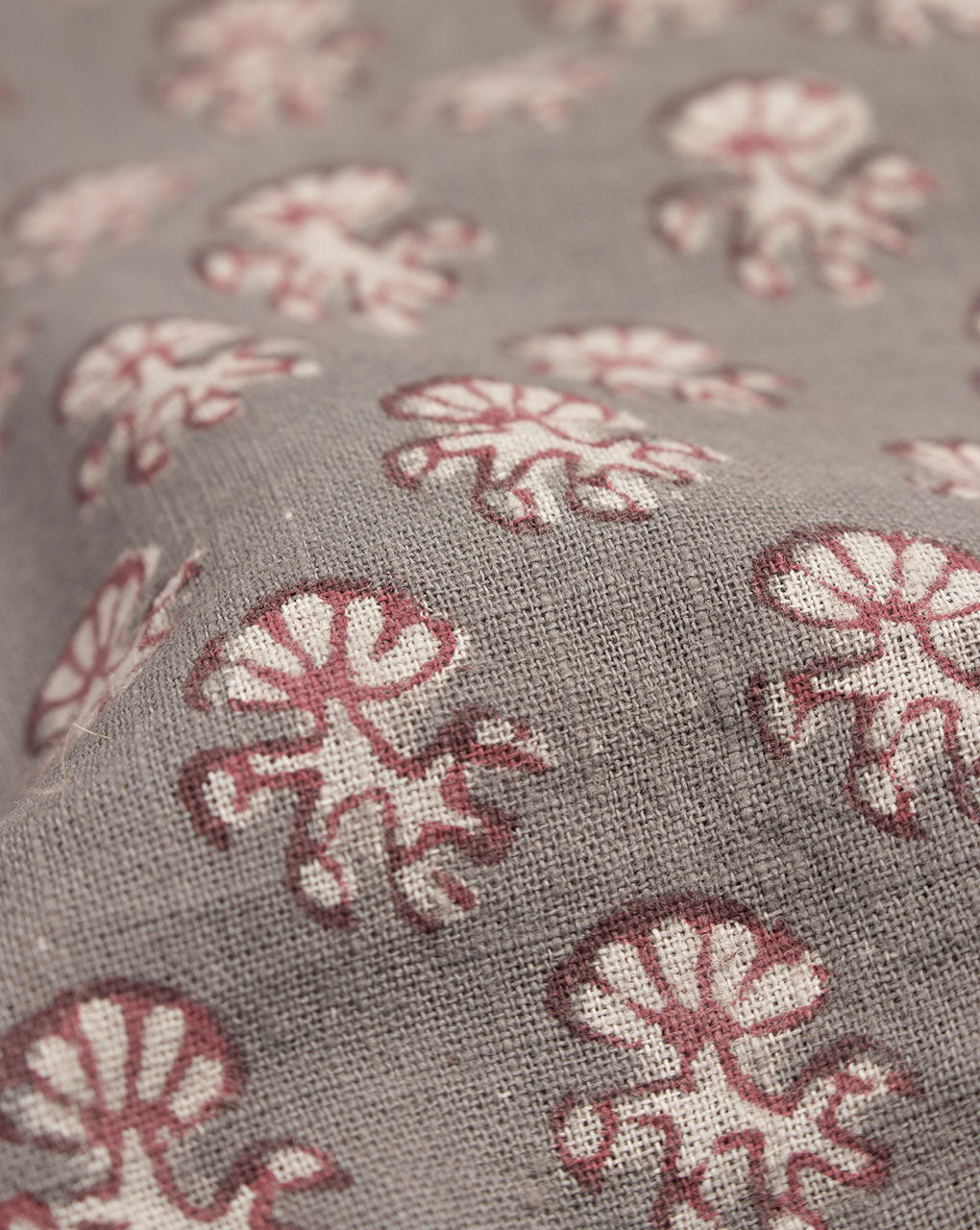 Akola Hand Block Slub Cotton Fabric - Fabriclore.com