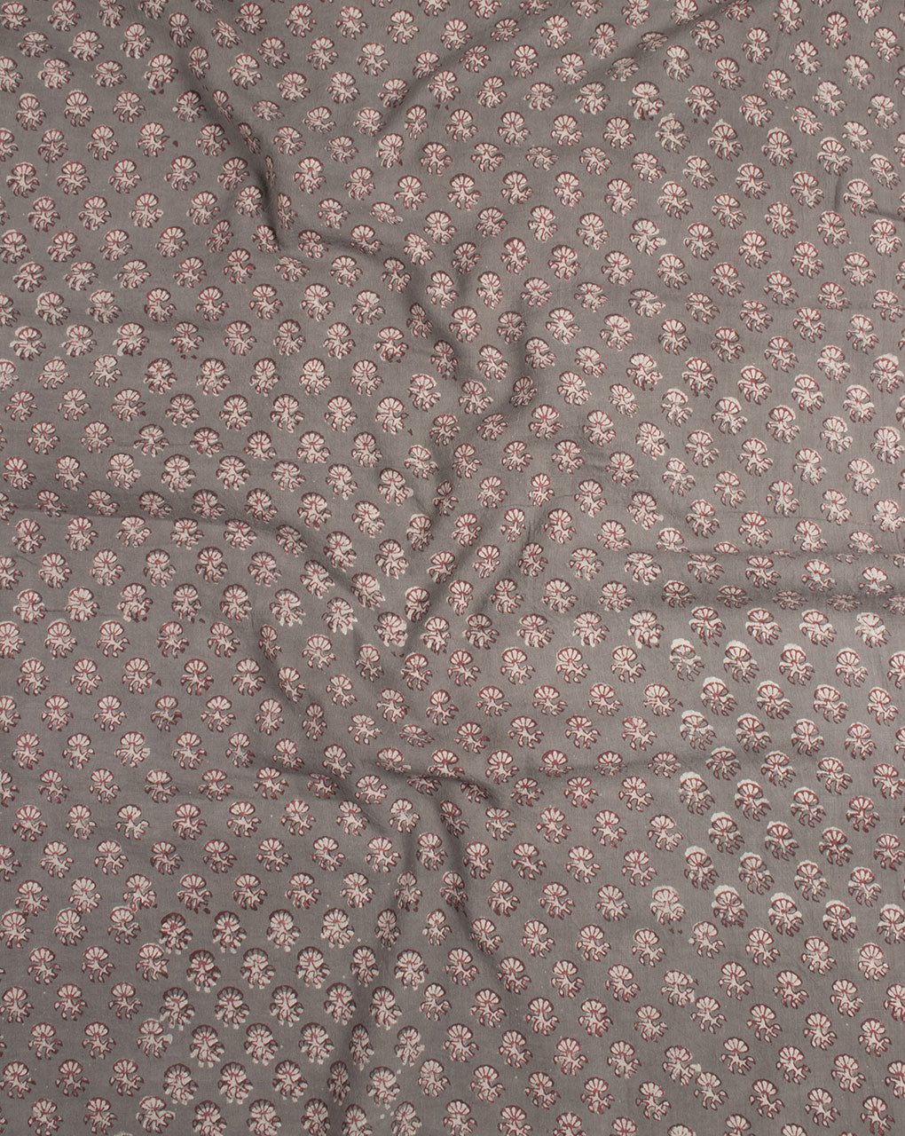 Akola Hand Block Slub Cotton Fabric - Fabriclore.com