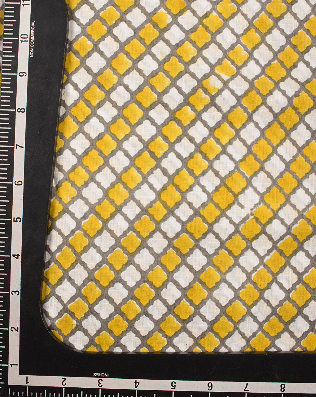 Hand Block Slub Cotton Fabric - Fabriclore.com