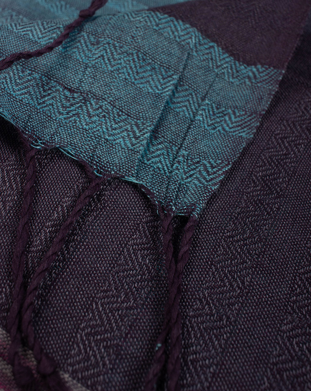 Checks Woven Bhagalpuri Cotton Stole - Fabriclore.com