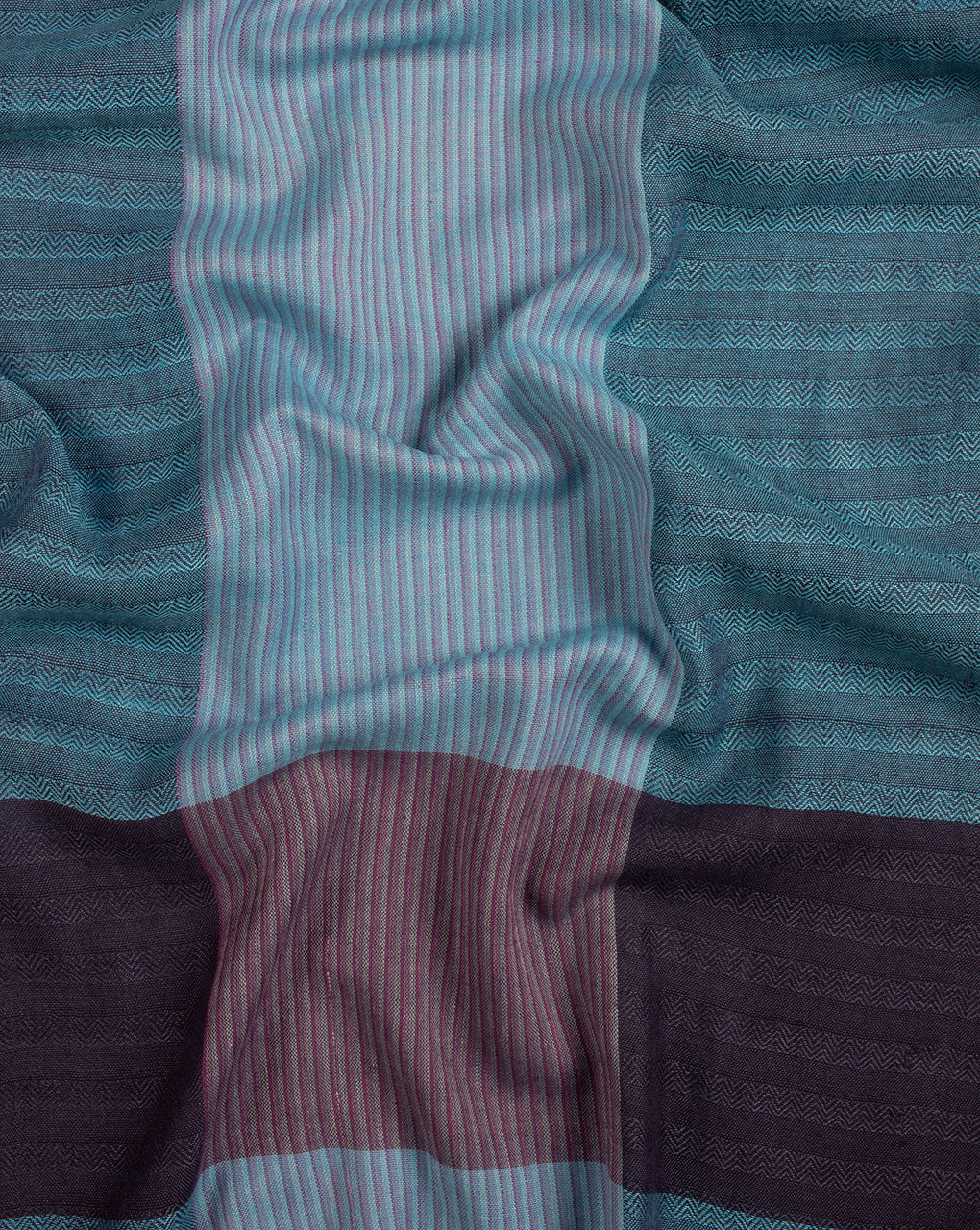 Checks Woven Bhagalpuri Cotton Stole - Fabriclore.com