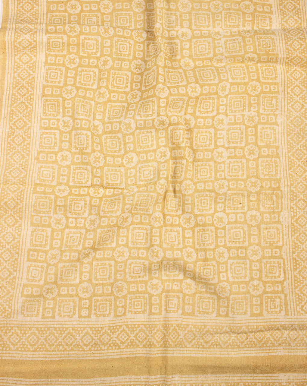 Checks Handwoven Handspun Batik Kala Cotton Stole - Fabriclore.com