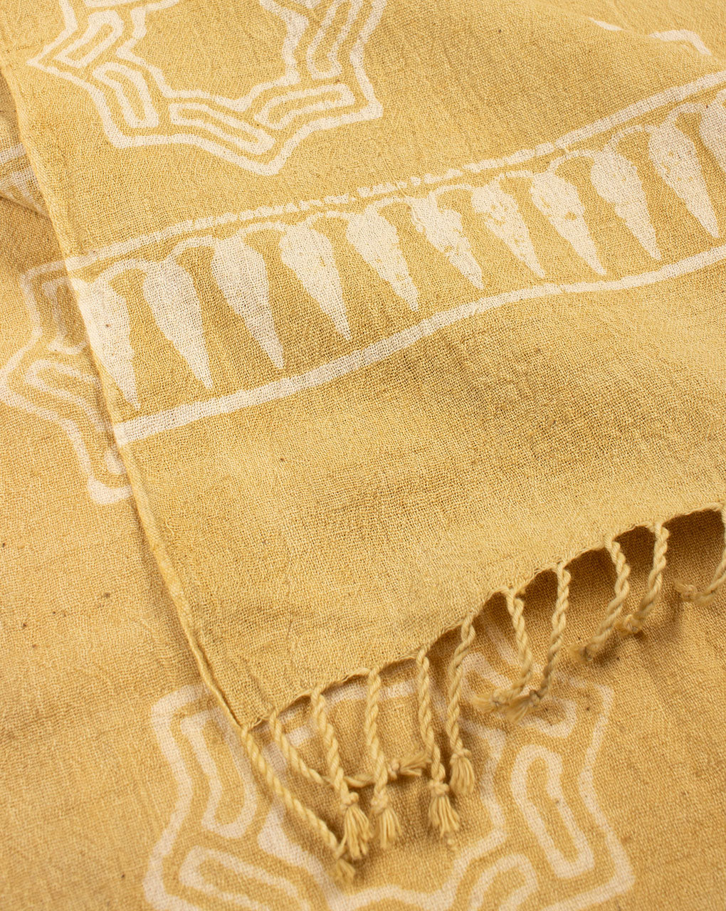 Checks Handwoven Handspun Batik Kala Cotton Stole - Fabriclore.com