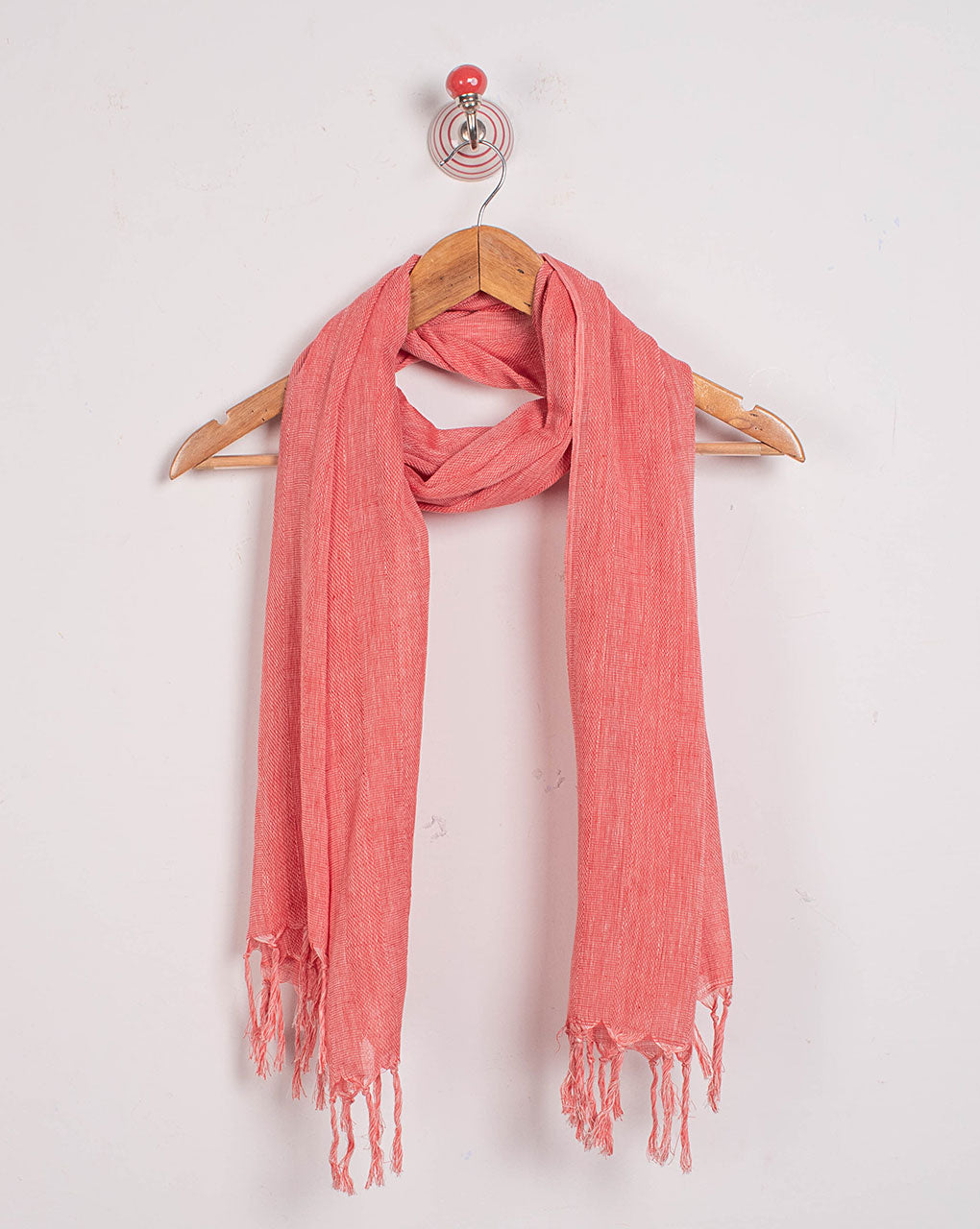Stripes Woven Bhagalpuri Cotton Stole - Fabriclore.com