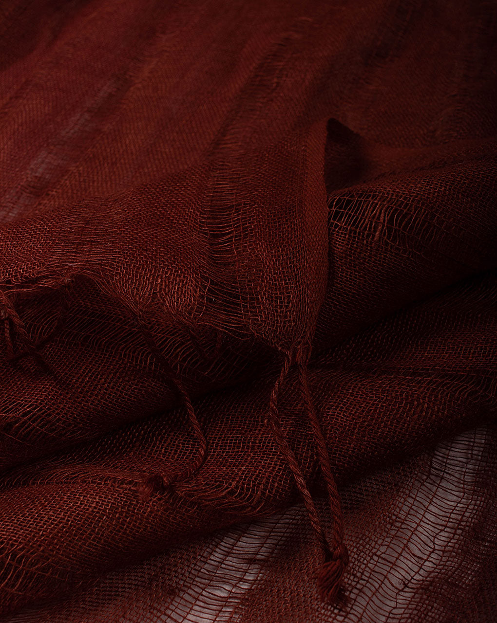 Plain Woven Bhagalpuri Viscose Linen Stole - Fabriclore.com