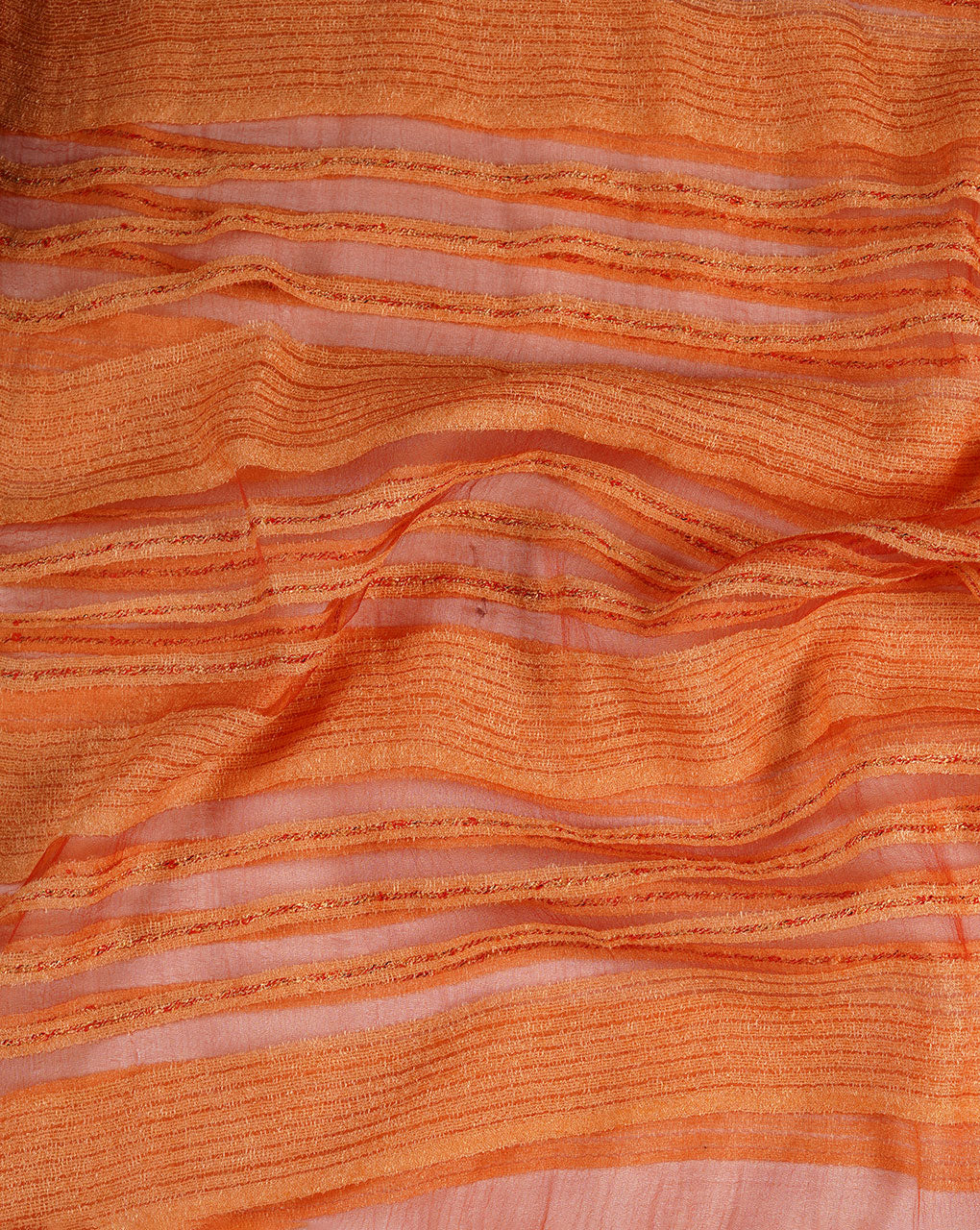 Stripes Woven Bhagalpuri Tussar Silk Stole - Fabriclore.com