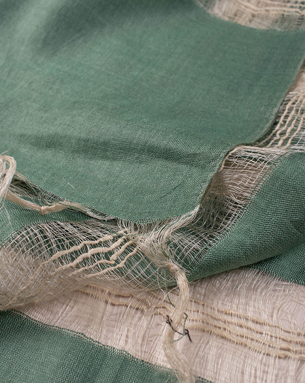 Stripes Woven Bhagalpuri Blended Viscose Stole - Fabriclore.com