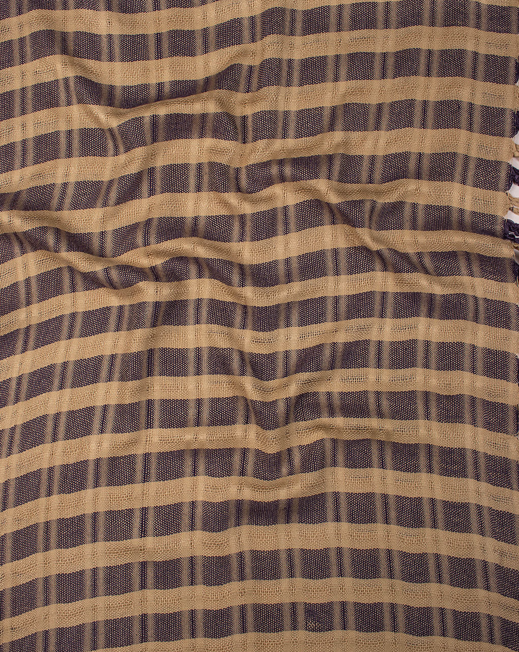 Checks Woven Bhagalpuri Blended Viscose Stole - Fabriclore.com