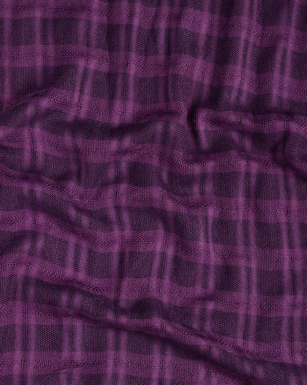 Checks Woven Bhagalpuri Viscose Stole - Fabriclore.com