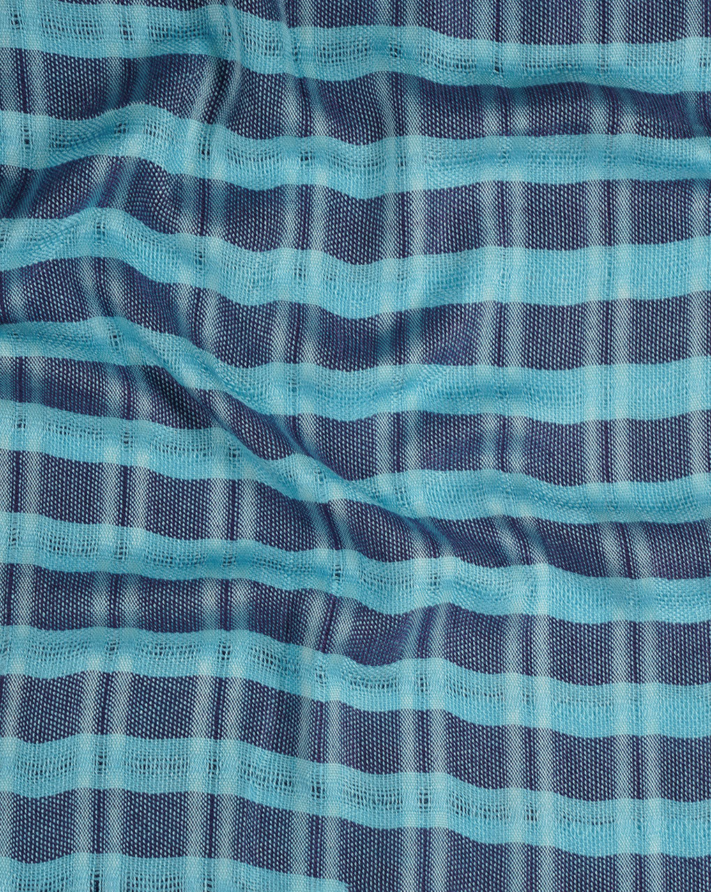 Checks Woven Bhagalpuri Viscose Stole - Fabriclore.com