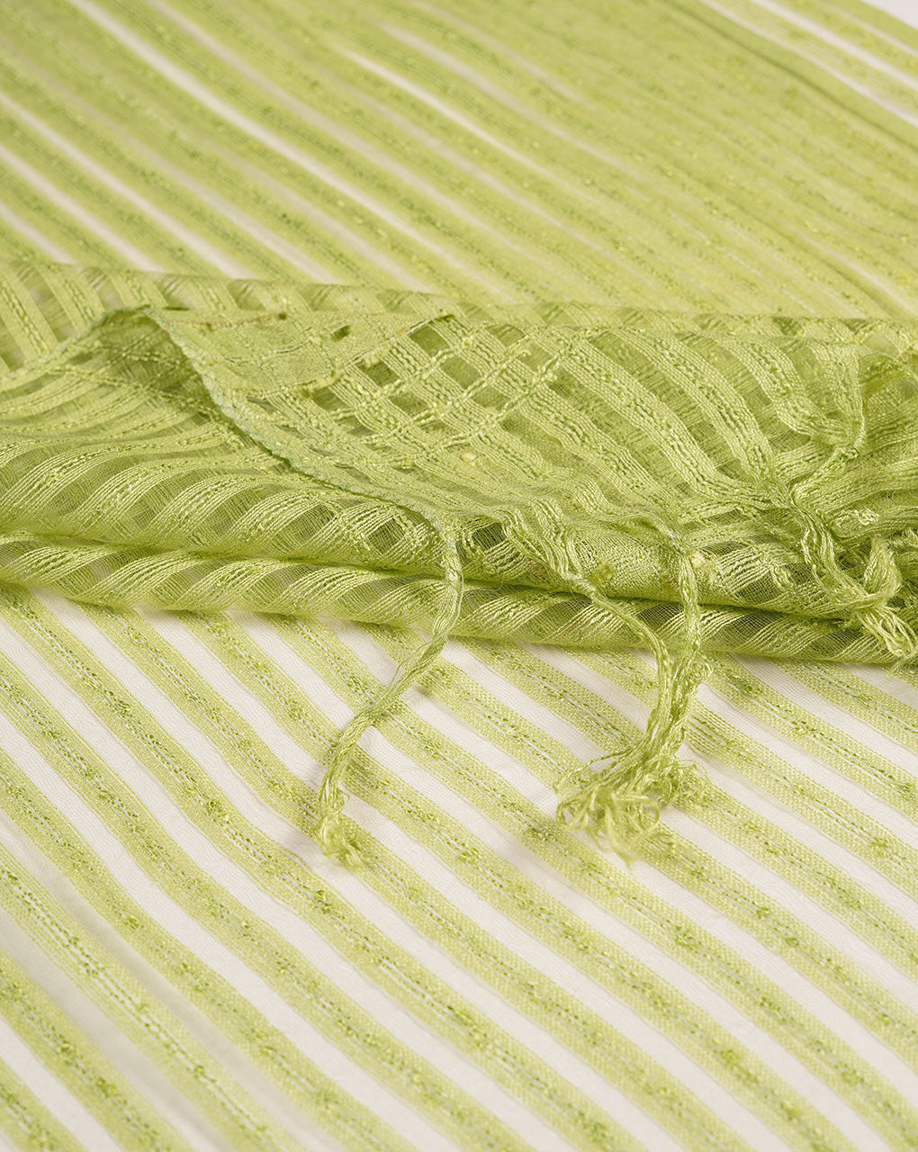 Stripes Woven Bhagalpuri Viscose Stole - Fabriclore.com