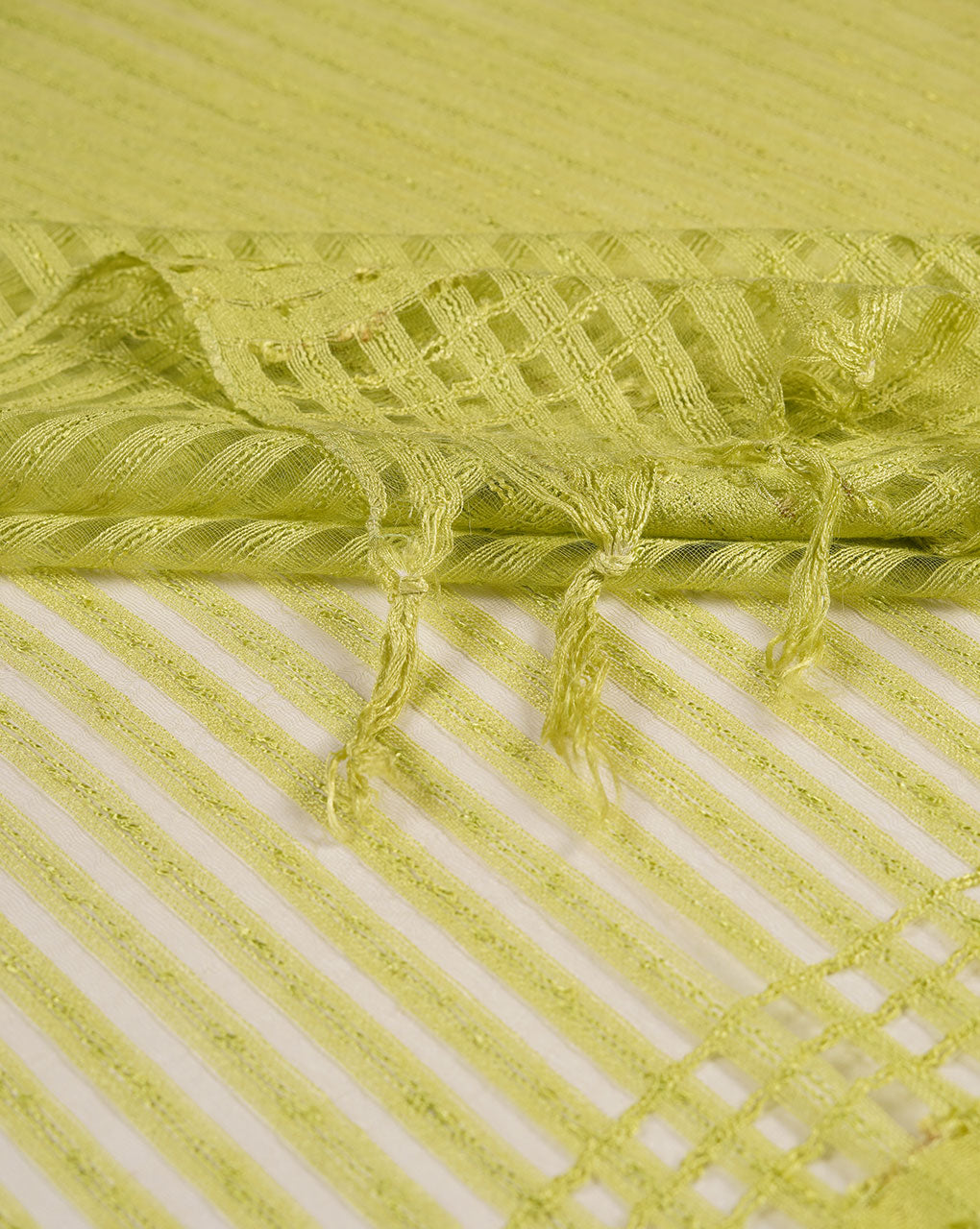 Stripes Woven Bhagalpuri Viscose Stole - Fabriclore.com