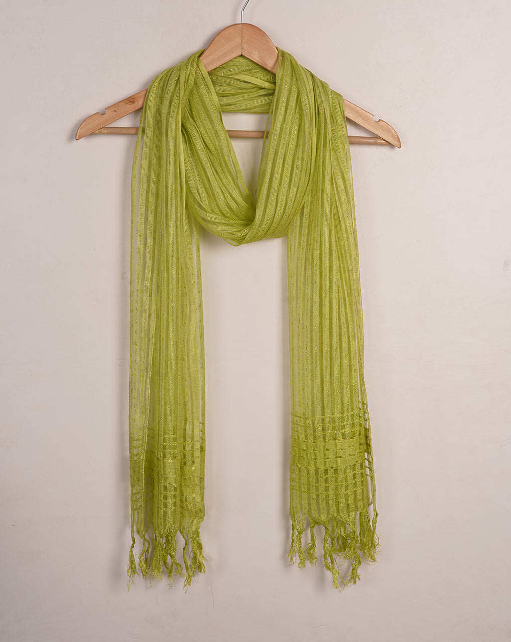 Stripes Woven Bhagalpuri Viscose Stole - Fabriclore.com