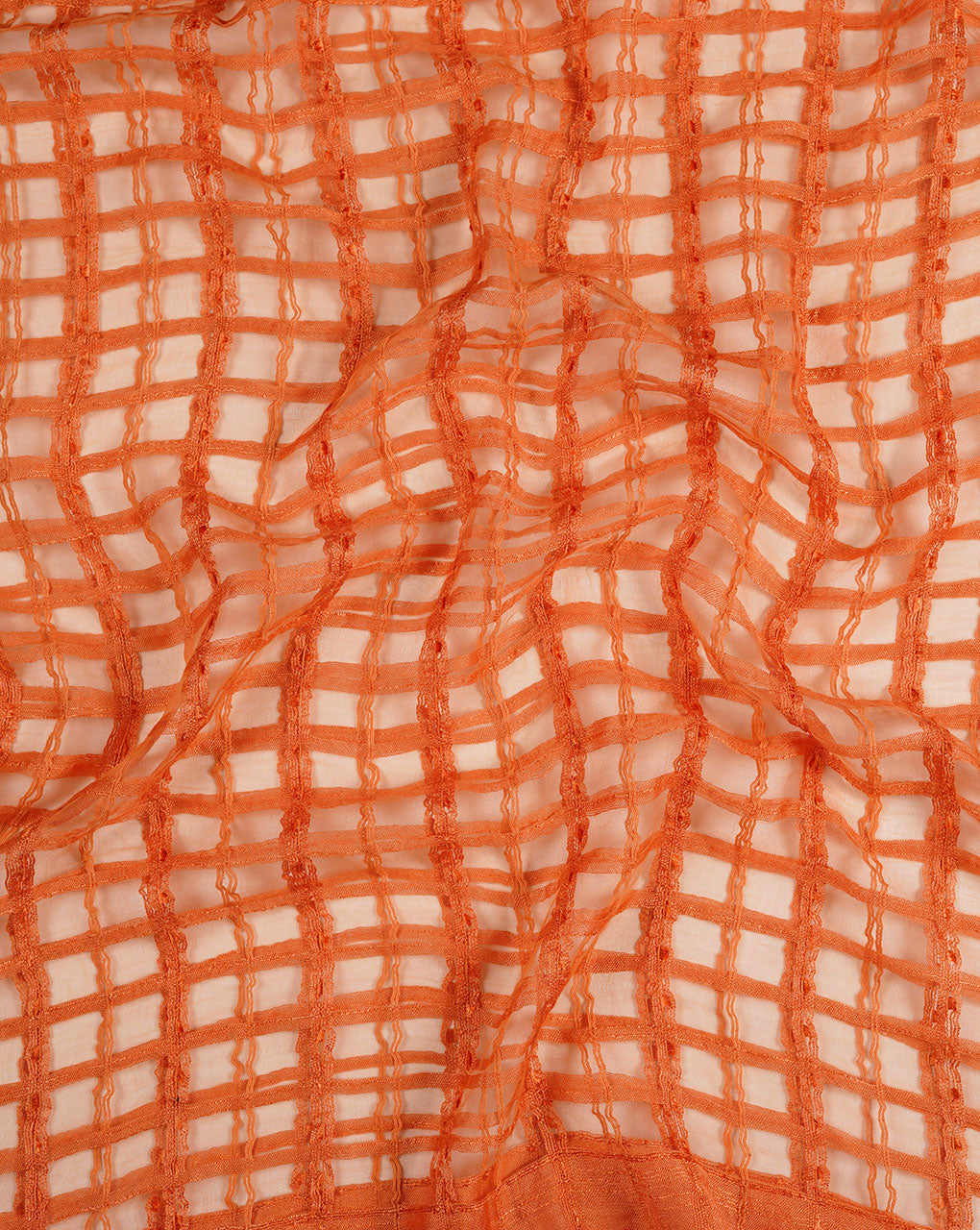 Checks Woven Bhagalpuri Viscose Stole - Fabriclore.com