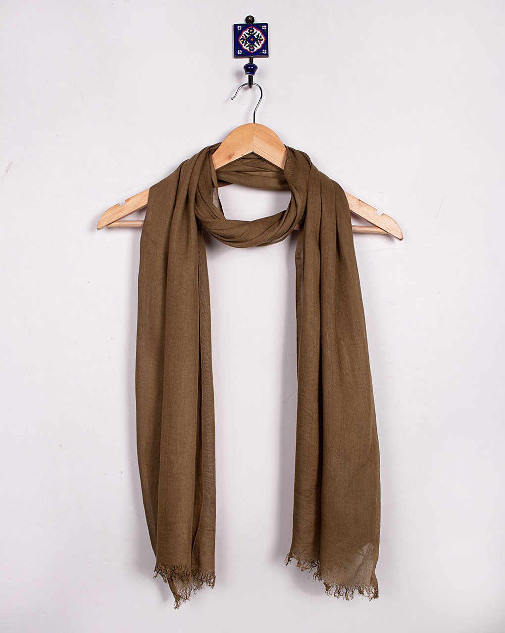 Woven Bhagalpuri Viscose Stole - Fabriclore.com